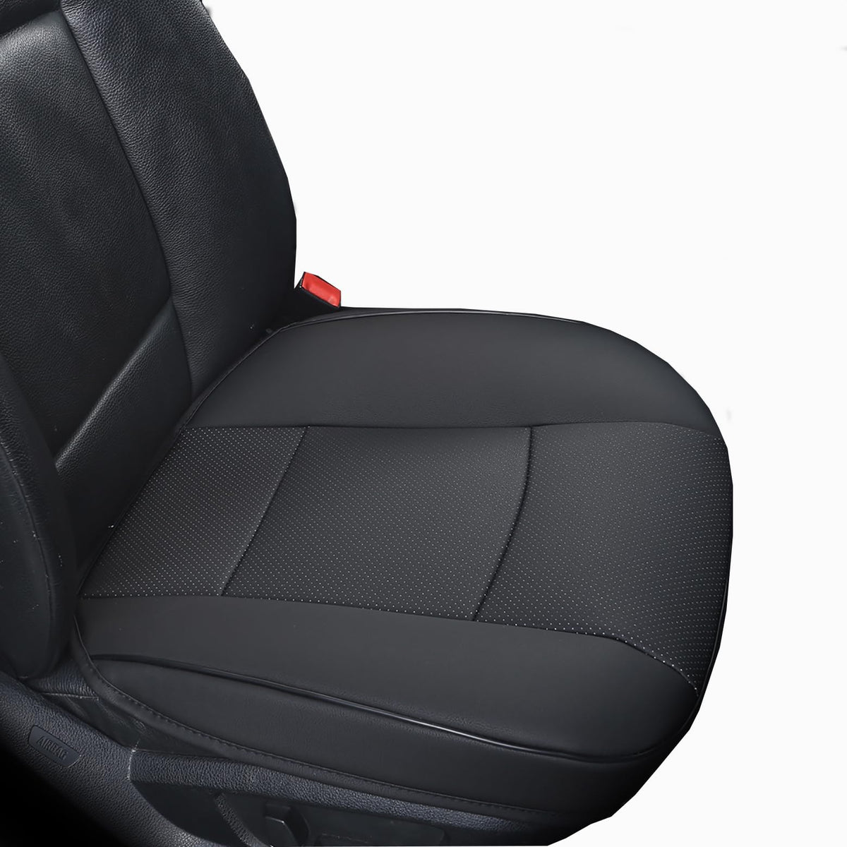 EDEALYN front seat cover front view showing neat protection and sleek look