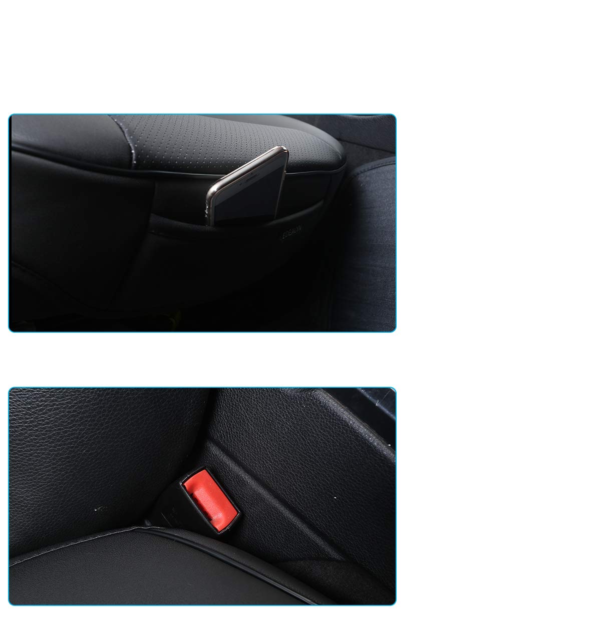 EDEALYN size comparison on seat illustrating correct fit guidance