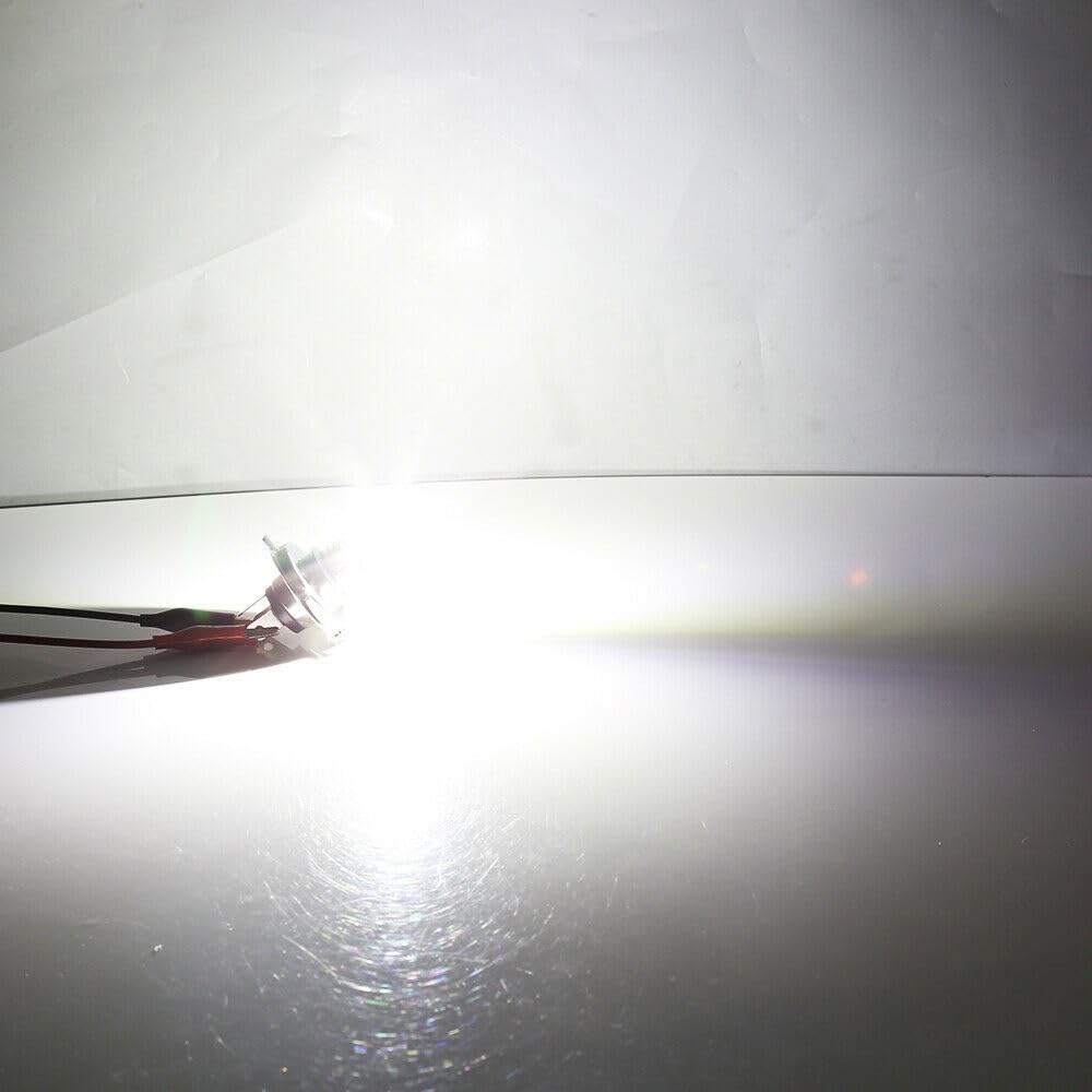 Edearkar beam pattern on dark road demonstrating wide 360° output