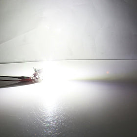 Edearkar beam pattern on dark road demonstrating wide 360° output