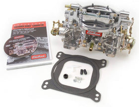 Edelbrock 1405 front view showing carburetor body and ports, for reliable street performance