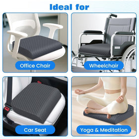 EdenDwell cushion non-slip bottom textured view preventing sliding on chair surfaces