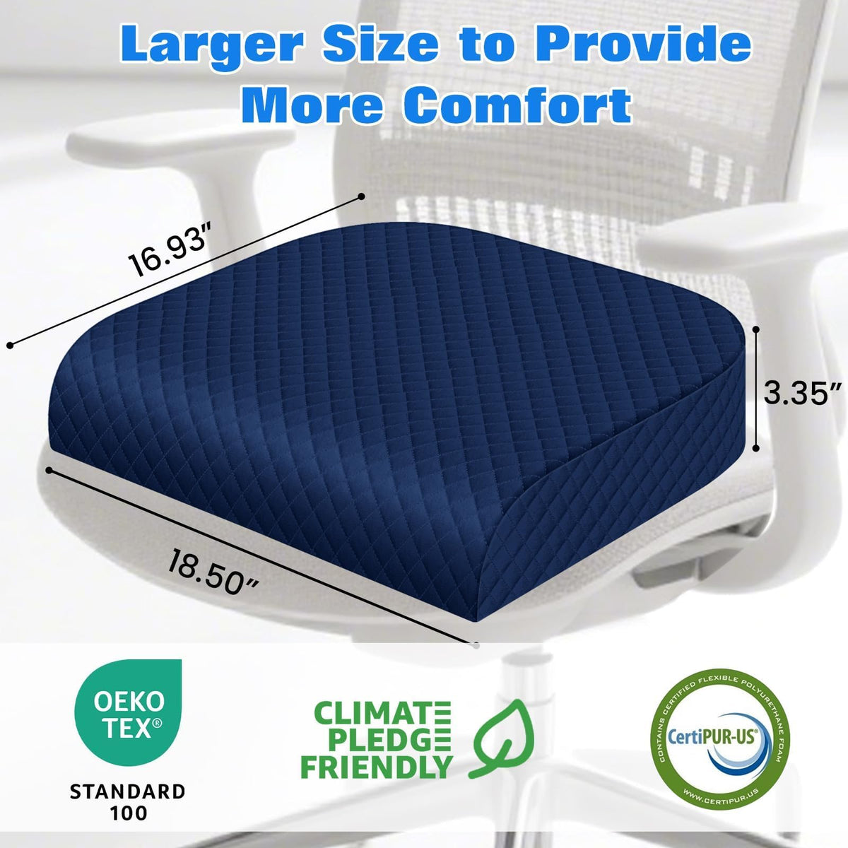 EdenDwell close-up of high-density foam texture offering supportive comfort