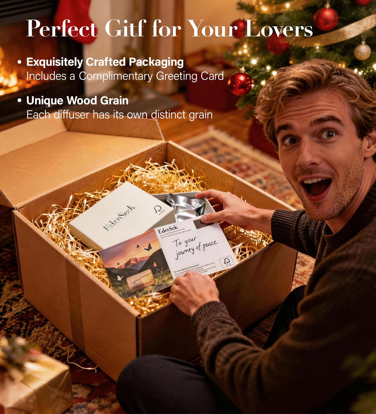 EdenSeek gift box open with card illustrating premium gifting and ready-to-give benefit