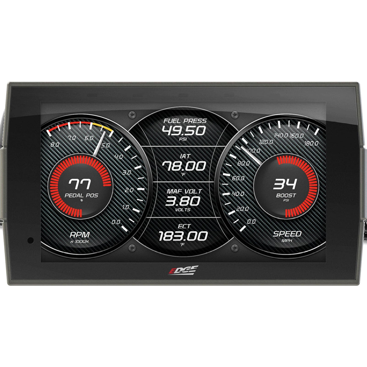 Edge Insight CTS3 plugged into OBD-II port demonstrating easy plug-and-play installation