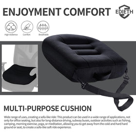EDIETH close-up breathable mesh texture demonstrating airflow and comfort
