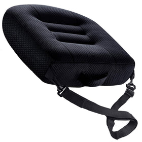 EDIETH booster seat front view showing shape and straps for stable seating