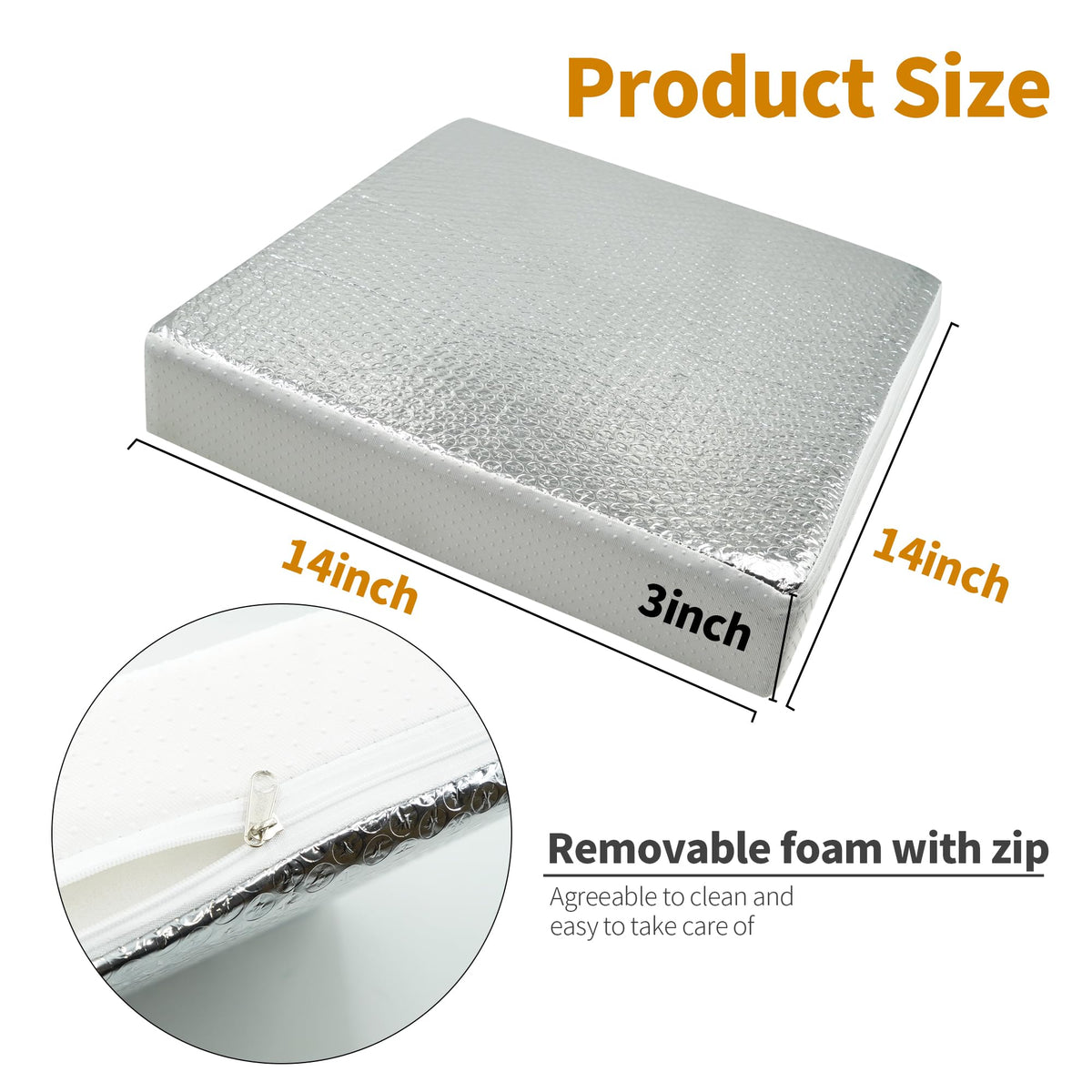 EDIETH installed in a 14x14 RV roof vent, cuts noise and light