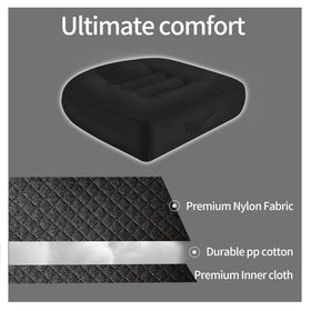 EDIETH cushion on a camp chair showing outdoor comfort benefit