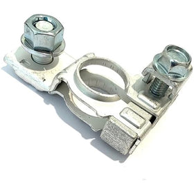 EDS negative terminal front view showing secure clamp and reliable fit