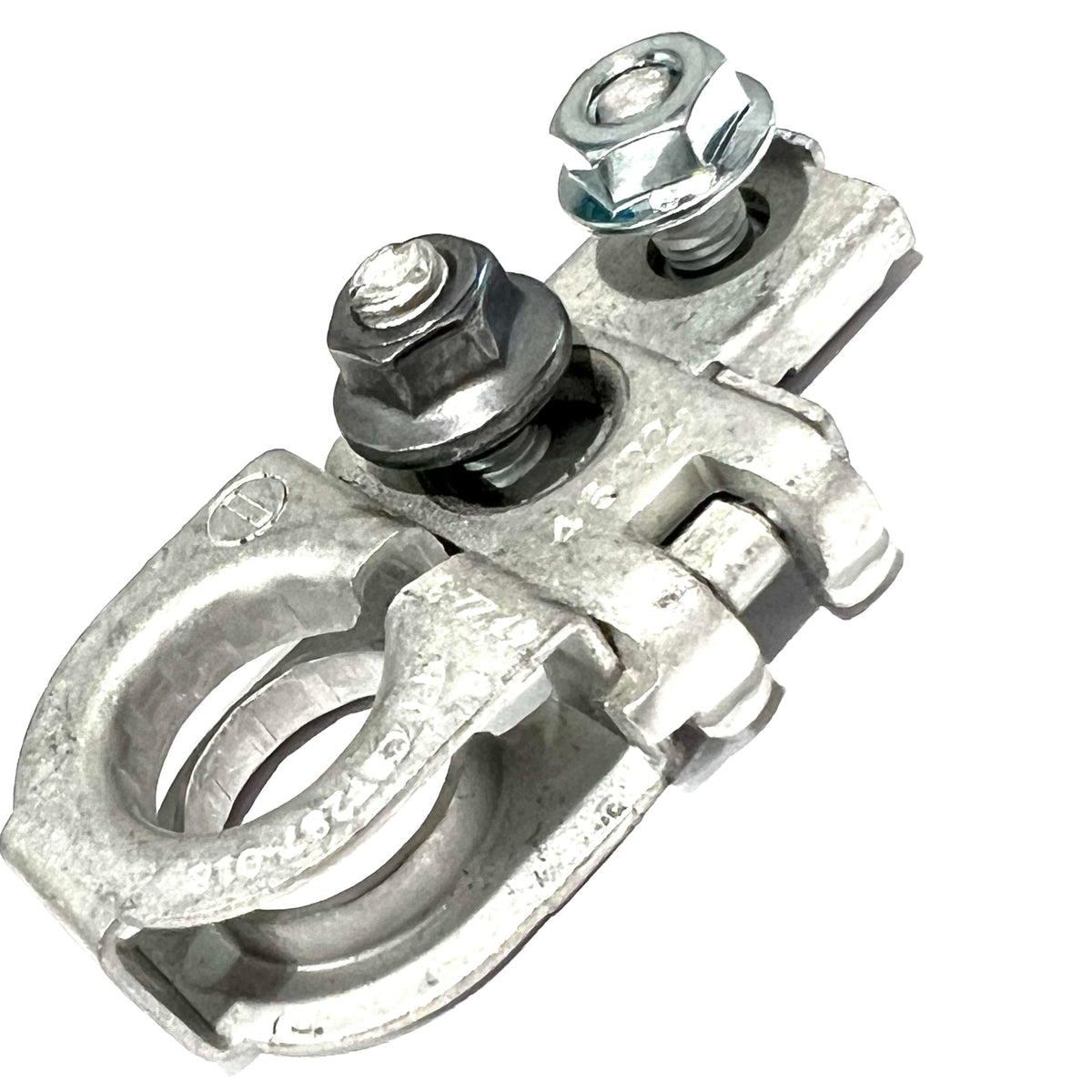 EDS packaging and contents showing connector, stud, and nuts for quick installation
