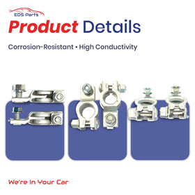 EDS stud post and included nuts detail providing secure bolt-on fastening for stable connections