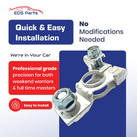 EDS terminal installed in Toyota engine bay demonstrating direct-fit replacement