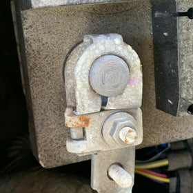 EDS terminal stud and nut detail showing included hardware for reliable grounding