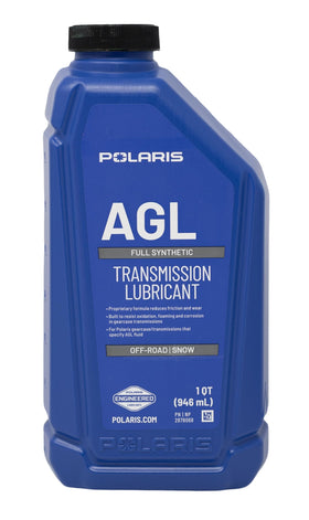 Edwards kit Polaris AGL and Demand Drive bottles closeup showing readable labels and correct fluids