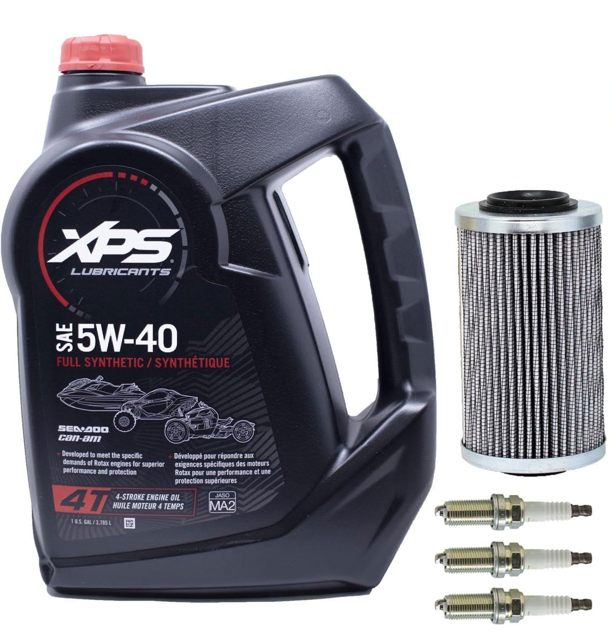 THE EDWARDS MOTORSPORTS & RVS COMPANY kit front packaging showing included oil and parts for Sea‑Doo 300HP
