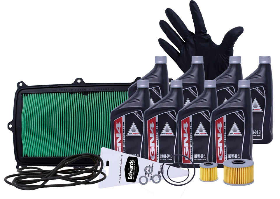 THE EDWARDS MOTORSPORTS & RVS COMPANY kit front packaging shows complete service pack benefit