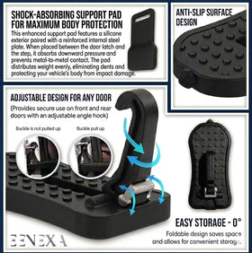 EENEXA in hand to show scale and portable lightweight aluminum design