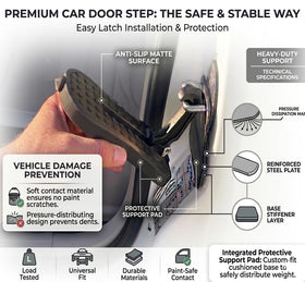 EENEXA side profile deployed step demonstrating stable platform and balance