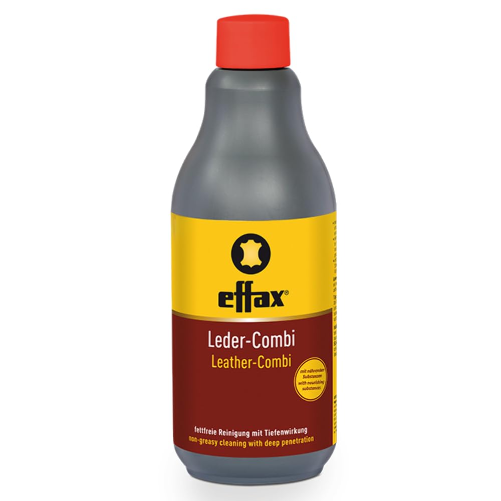 Effax combi bottle texture close-up demonstrating liquid finish and non-greasy absorption benefit