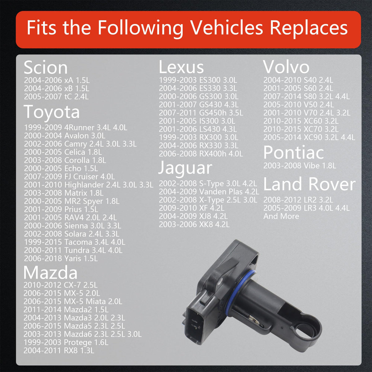 Effoexparts installed MAF sensor in engine bay improving throttle response