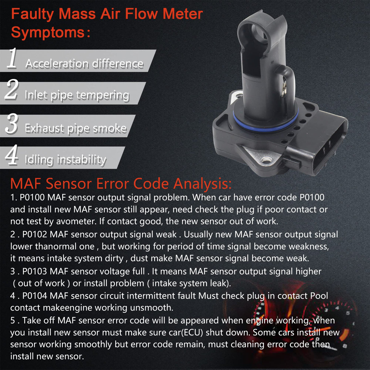 Effoexparts close detail of platinum sensor element for stable airflow measurement