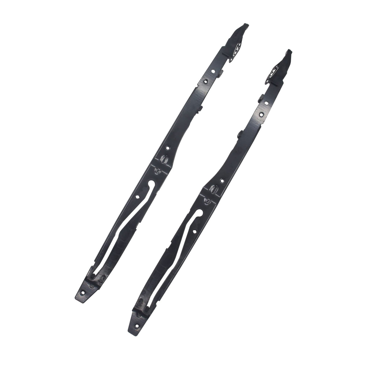 Effoexparts front view of sunroof track kit showing both tracks and packaging, improves fitment