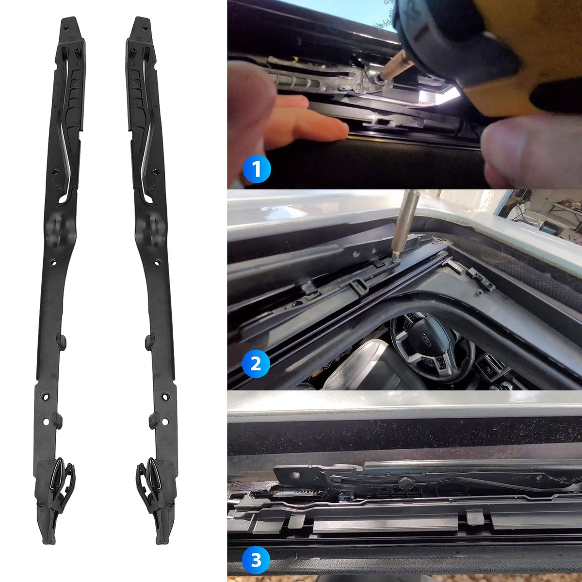 Effoexparts track beside ruler showing exact length for accurate fitment verification