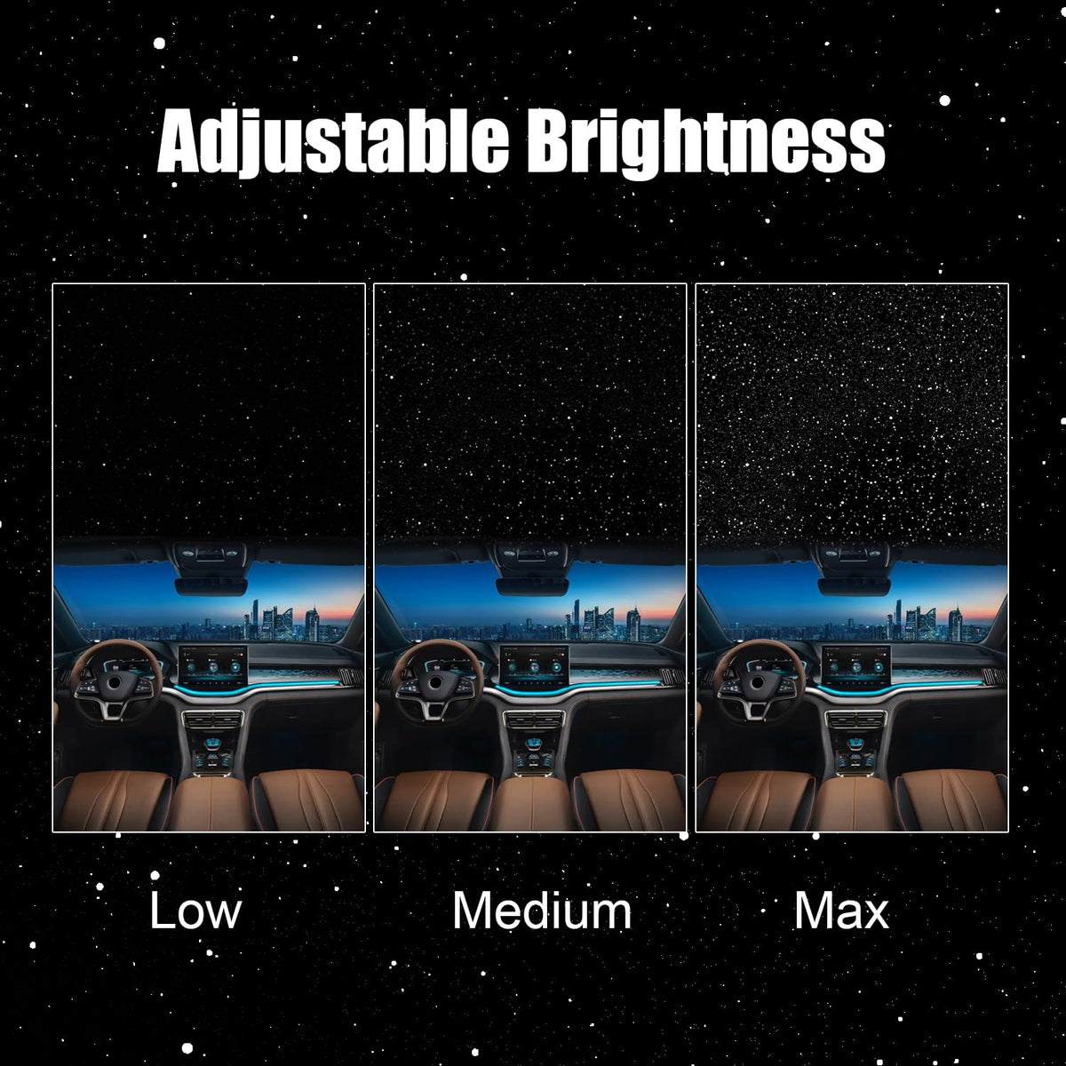 EGKimBa in-car night drive scene enhancing mood and passenger comfort