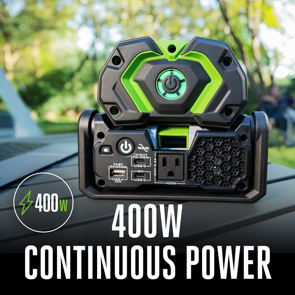 EGO POWER+ with an EGO 56V ARC battery attached demonstrating compatibility