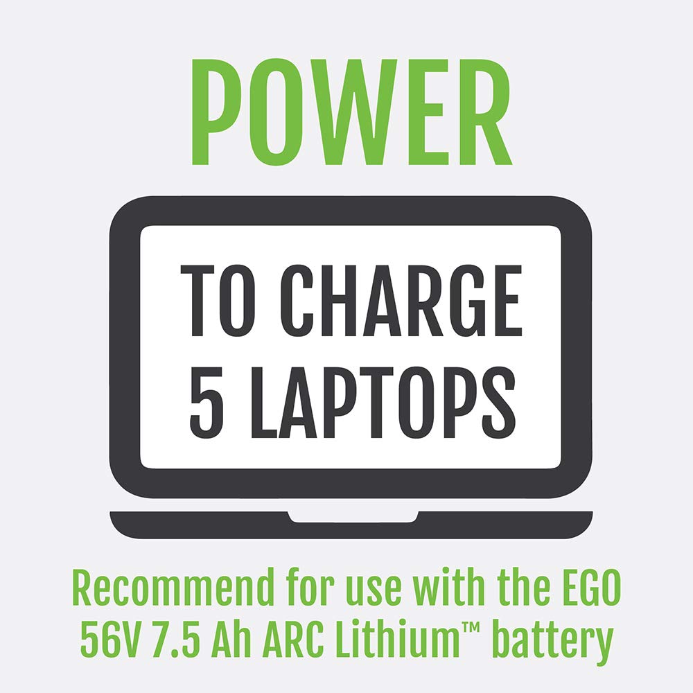 EGO Power+ Nexus Escape powering campsite lights and phone for quiet outdoor use