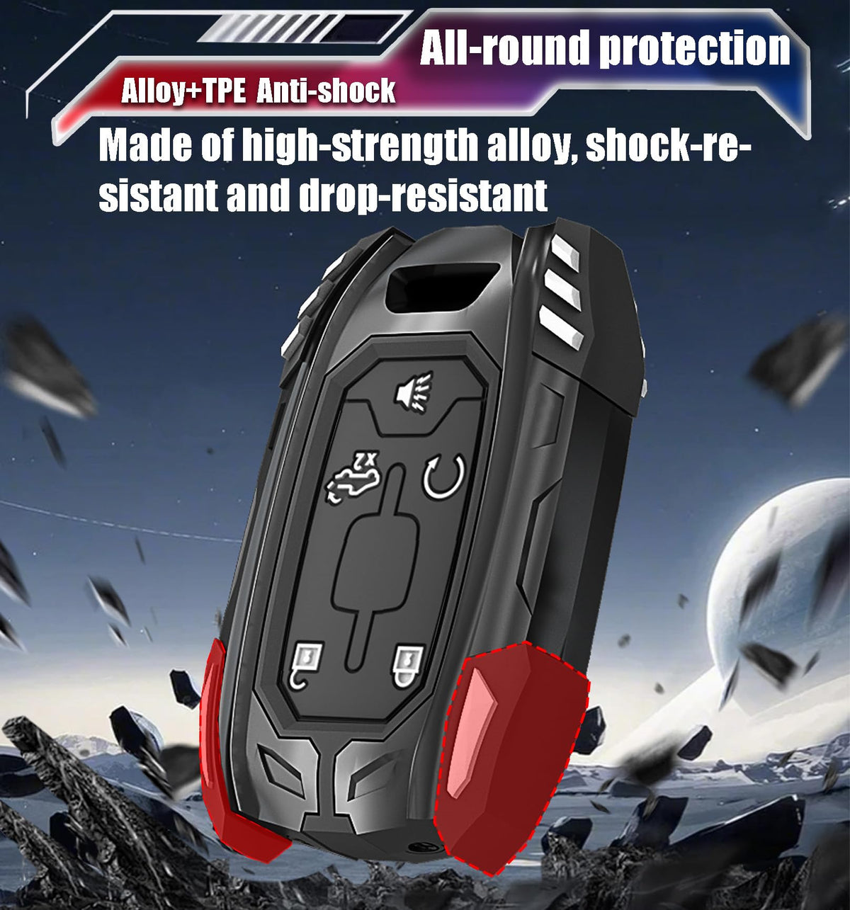 Egreat assembled key on keychain in lifestyle scene showing premium look and easy carry