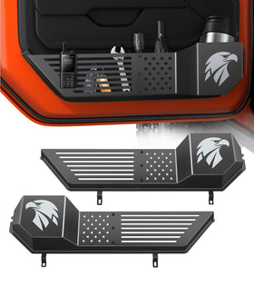 Ehaho front door pocket front view showing durable storage and rugged style