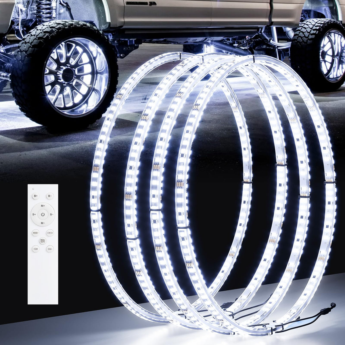 Ehaho wheel ring front packaging showing full kit and benefits