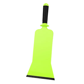 EHDIS bulldozer squeegee front view showing long blade for precise smoothing