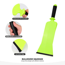 EHDIS bulldozer close-up handle with ergonomic grip for reduced fatigue