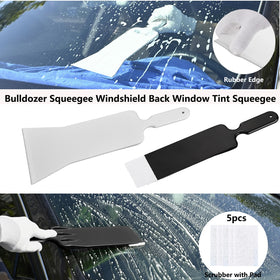 EHDIS long bulldozer squeegee close-up protects film while reaching corners