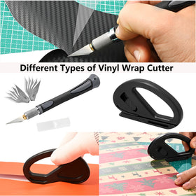 EHDIS wrap stick and corner squeegee shaping film around tight curves