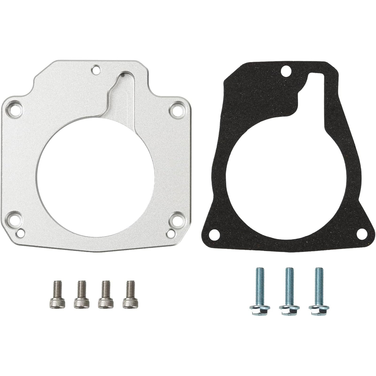 Eiahonen adapter front view showing bolt pattern and precise fit benefit