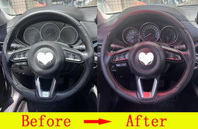 Eiseng installed in Mazda interior improves comfort and steering control