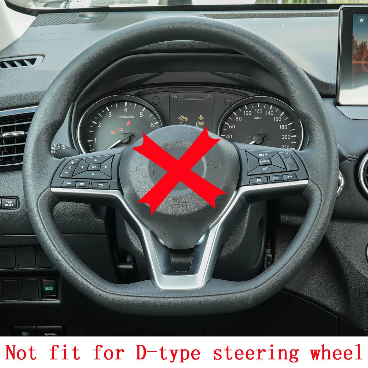 Eiseng size scale comparison showing compatibility with Mazda wheel