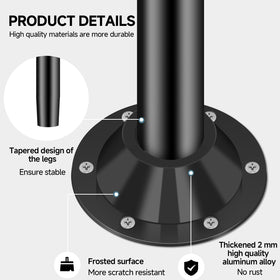 EJYTRVT matte black finish detail, corrosion resistance and clean look