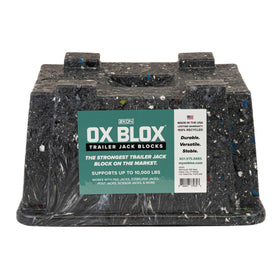 EKON OX BLOX supporting an RV in a lifestyle outdoor setting