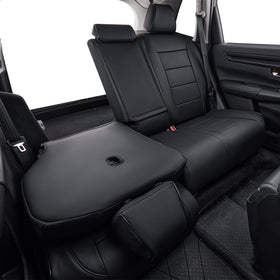 EKR headrest stitching detail emphasizing precision fit and refined finish