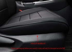EKR close-up of faux leather grain texture highlighting durable, soft touch