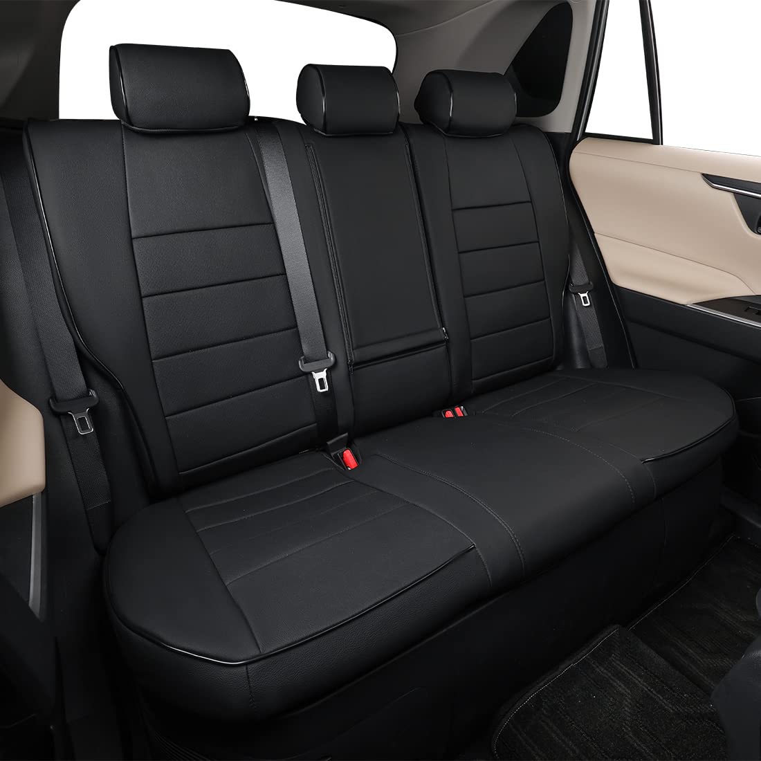 EKR installation straps and zipper layout illustrating secure, stay-put fit