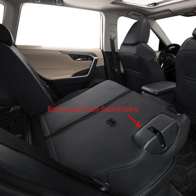 EKR installed rear seats in RAV4 showing full coverage and easy cleaning