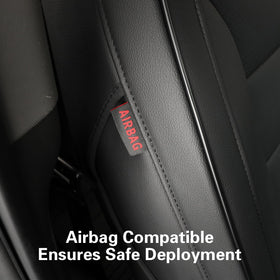 EKR seat covers installed inside Silverado showing tidy fit and upgraded cabin look