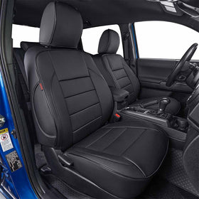 EKR front seat full set fitted on Tacoma showing clean protection