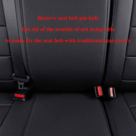 EKR seat covers installed in Tacoma lifestyle image showing refined look